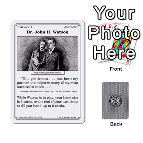 2010 Great Detectives Deck 1 By Steve Sisk Front - Spade2