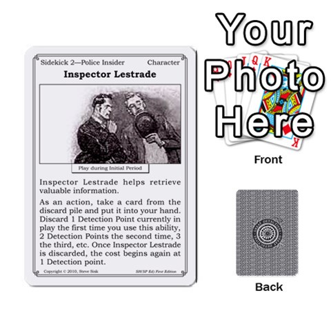 2010 Great Detectives Deck 1 By Steve Sisk Front - Spade3