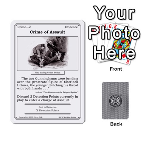 2010 Great Detectives Deck 1 By Steve Sisk Front - Diamond3
