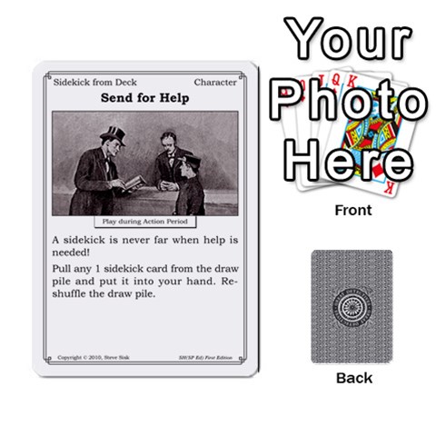 2010 Great Detectives Deck 1 By Steve Sisk Front - Spade5