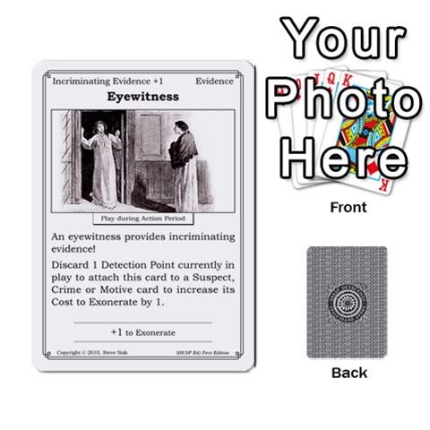 2010 Great Detectives Deck 1 By Steve Sisk Front - Diamond8