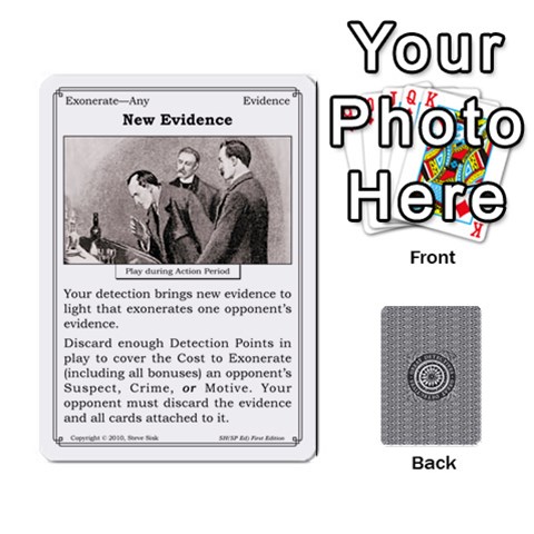 King 2010 Great Detectives Deck 1 By Steve Sisk Front - DiamondK