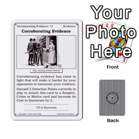 2010 Great Detectives Deck 1 By Steve Sisk Front - Club4