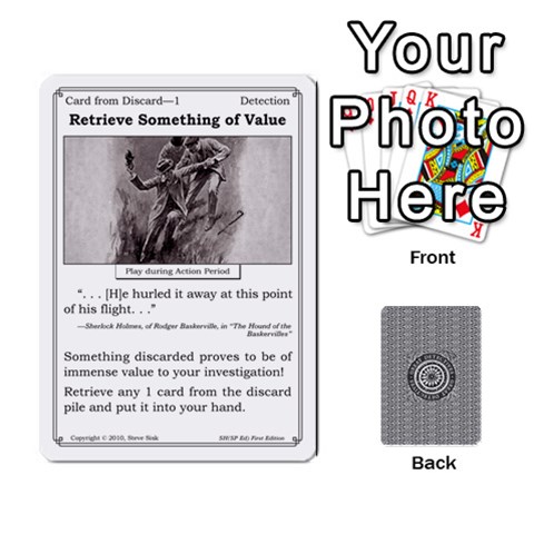 2010 Great Detectives Deck 2 By Steve Sisk Front - Diamond6