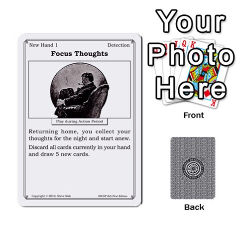 King 2010 Great Detectives Deck 2 By Steve Sisk Front - DiamondK