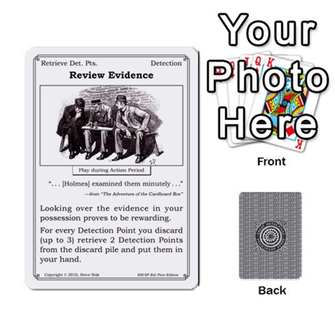 2010 Great Detectives Deck 2 By Steve Sisk Front - Club2