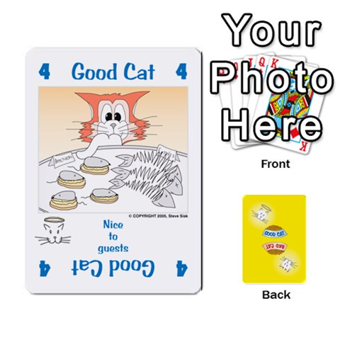 2010 Good Cat Bad Cat By Steve Sisk Front - Heart2
