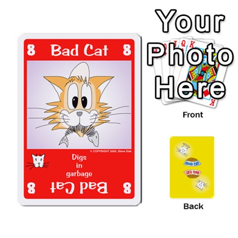 2010 Good Cat Bad Cat By Steve Sisk Front - Heart8