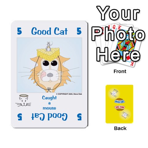 2010 Good Cat Bad Cat By Steve Sisk Front - Spade10