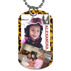 alex dog tag 2 - Dog Tag (Two Sides)