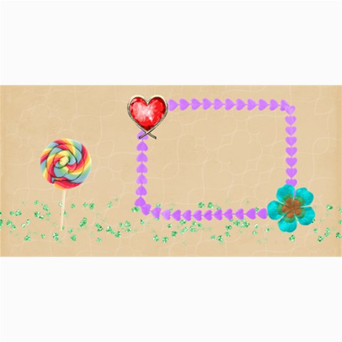 Rainbow Card 8 x4  Photo Card - 1