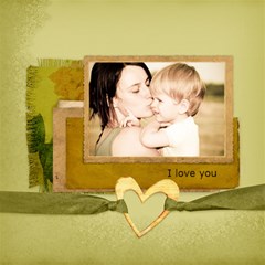 I love you! - ScrapBook Page 12  x 12 