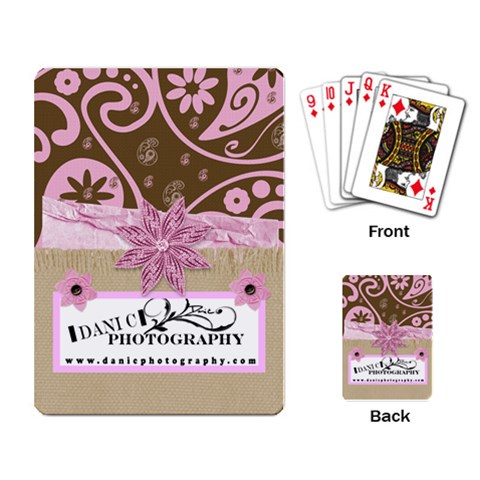 Danicphotography Playing Cards Thank You Gift By Danielle Christiansen Back