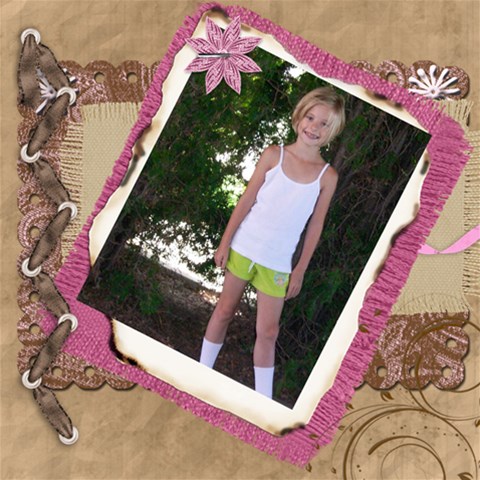 My Scrapbook Page  By Makayla 12 x12  Scrapbook Page - 1
