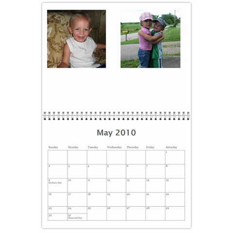 2010calendar By Amanda May 2010