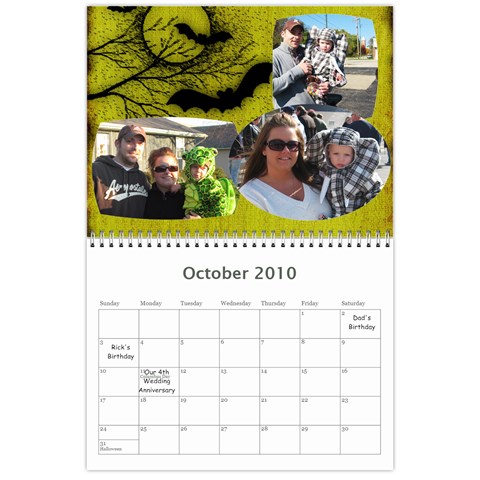 2010calendar By Amanda Oct 2010