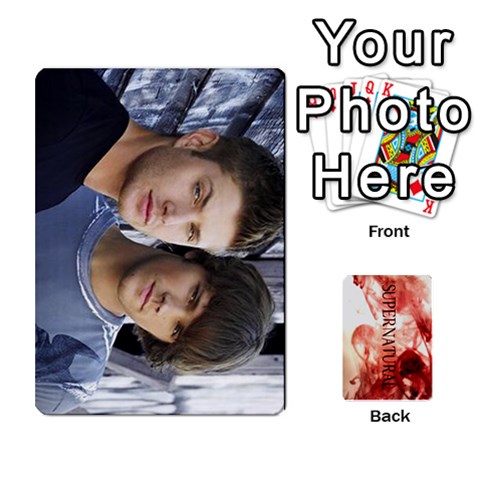 King Supernatural Trading Cards By Mark C Petzold Front - SpadeK