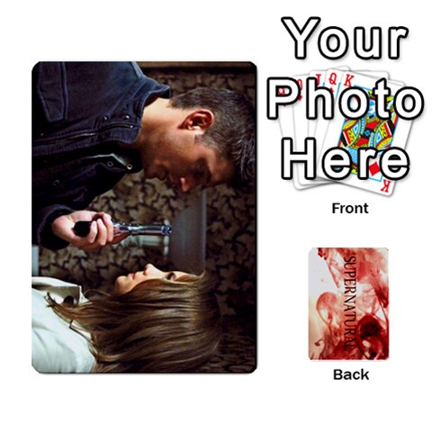 Ace Supernatural Trading Cards By Mark C Petzold Front - SpadeA