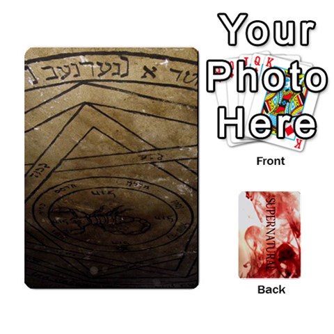 Supernatural Trading Cards By Mark C Petzold Front - Heart10