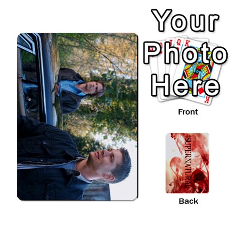 King Supernatural Trading Cards By Mark C Petzold Front - HeartK