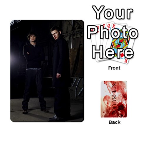 Supernatural Trading Cards By Mark C Petzold Front - Spade5