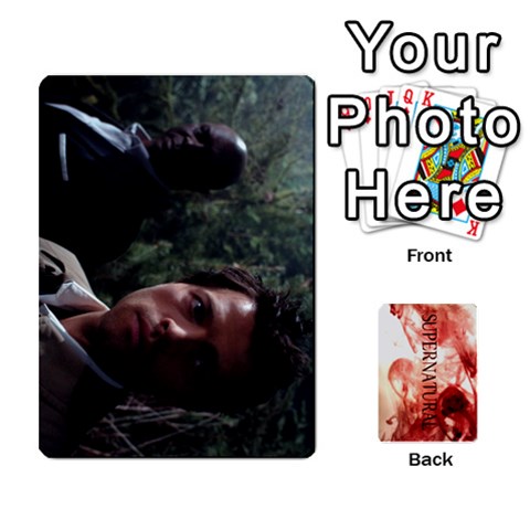 Supernatural Trading Cards By Mark C Petzold Front - Club2