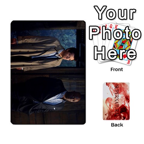 Supernatural Trading Cards By Mark C Petzold Front - Club3