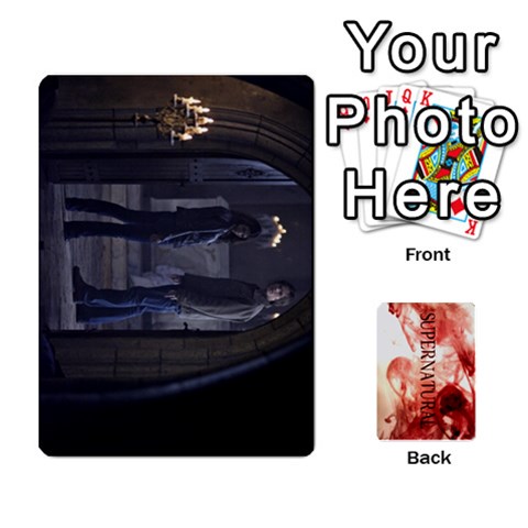 Supernatural Trading Cards By Mark C Petzold Front - Club8