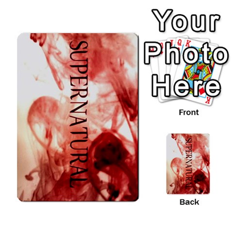 Supernatural Trading Cards By Mark C Petzold Back