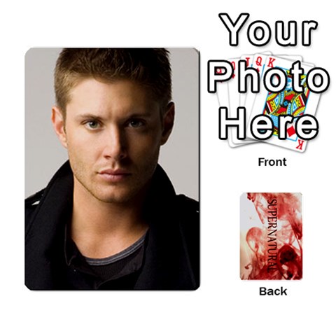 Supernatural Trading Cards By Mark C Petzold Front - Spade8