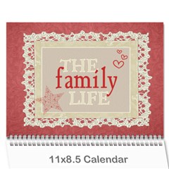 calendar - Wall Calendar 11  x 8.5  (12-Months)