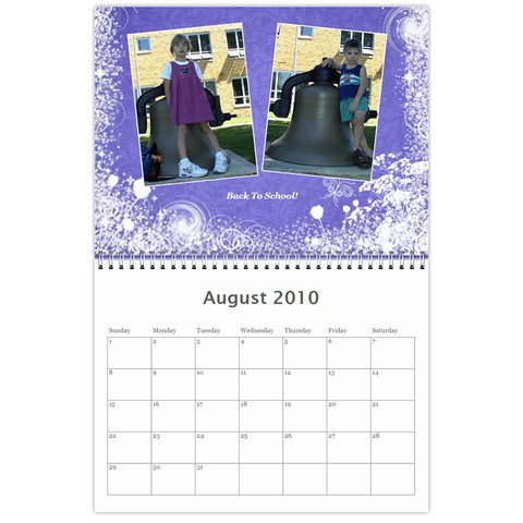 Calendar By Laurrie Aug 2010