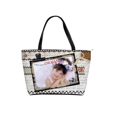 Follow Your Dreams Shoulder Bag By Catvinnat Front