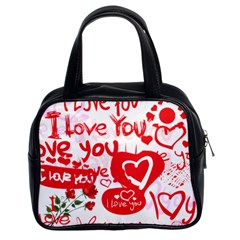 Valentine bag - Classic Handbag (Two Sides)