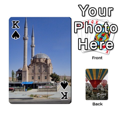 King Turkey Cards By Nancyb Front - SpadeK
