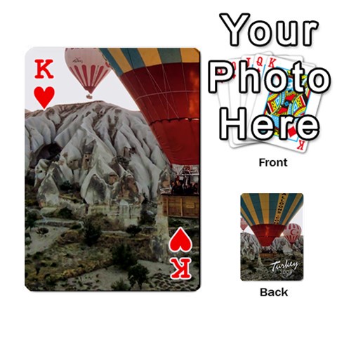 King Turkey Cards By Nancyb Front - HeartK