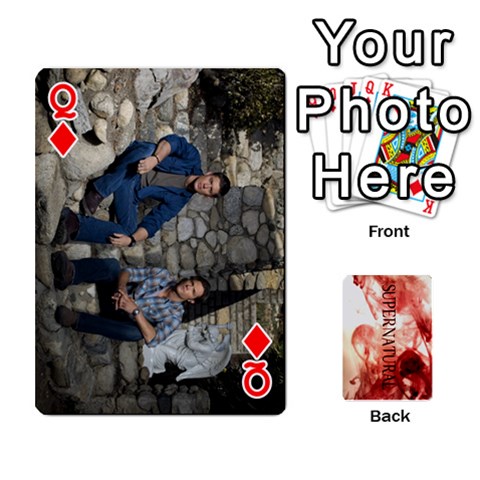Queen Supernatural Trading Cards (faces On) By Mark C Petzold Front - DiamondQ