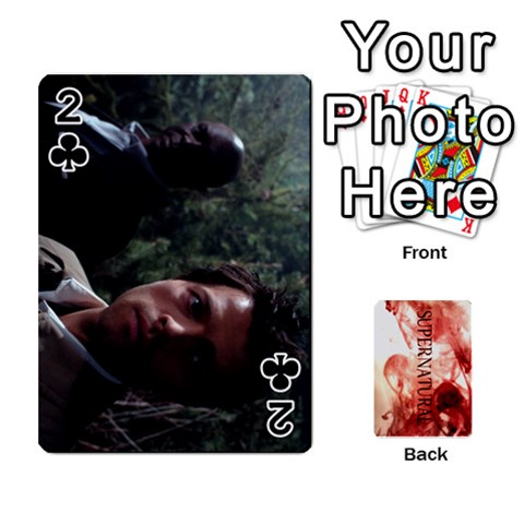 Supernatural Trading Cards (faces On) By Mark C Petzold Front - Club2