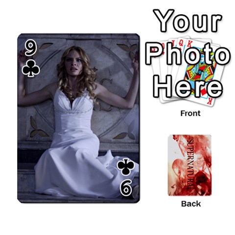 Supernatural Trading Cards (faces On) By Mark C Petzold Front - Club9