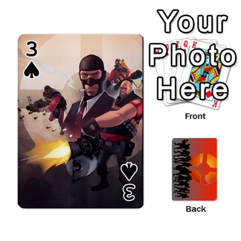 Team Funcom Tcg [red Front - Spade3