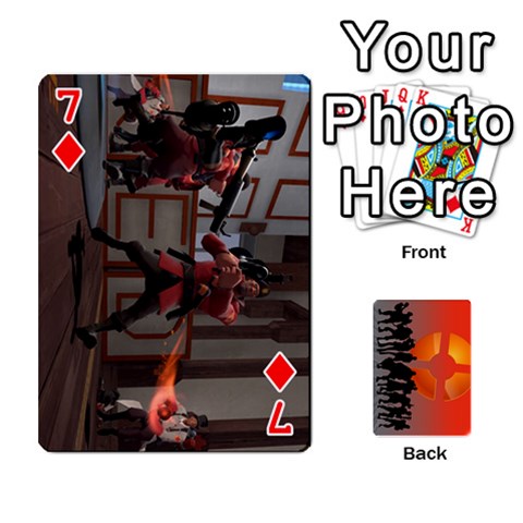 Team Funcom Tcg [red Front - Diamond7