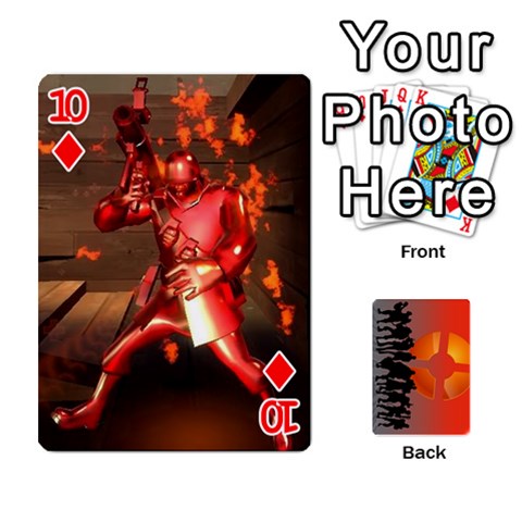 Team Funcom Tcg [red Front - Diamond10