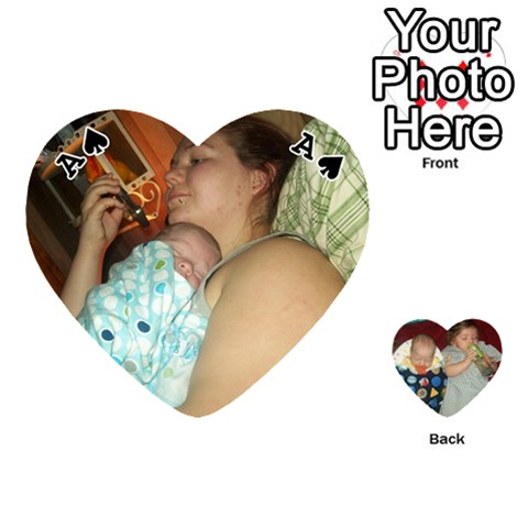 Ace Heart Of Cards By Tonya Smith Front - SpadeA