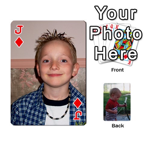 Jack Cards M & D By Kendra Front - DiamondJ