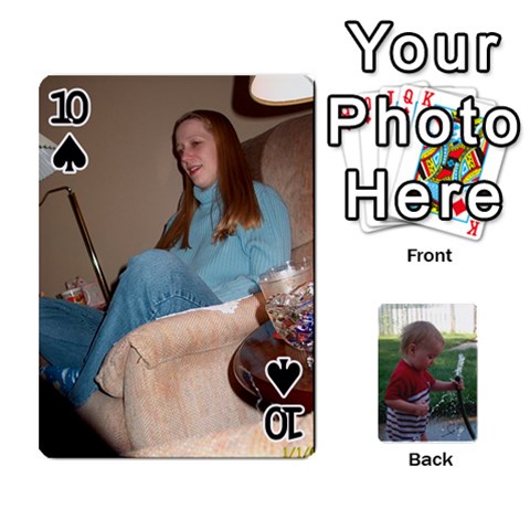 Cards M & D By Kendra Front - Spade10