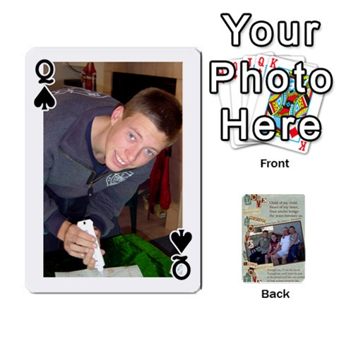 Queen Grandkids Cards By Lynne Simmons Front - SpadeQ