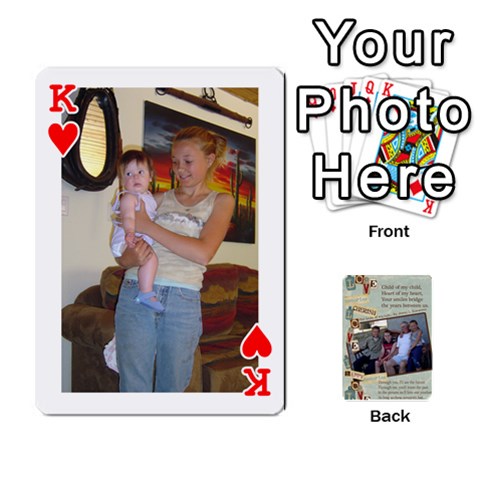 King Grandkids Cards By Lynne Simmons Front - HeartK