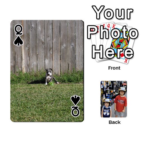 Queen Deckofcards By Tegan Craig Front - SpadeQ
