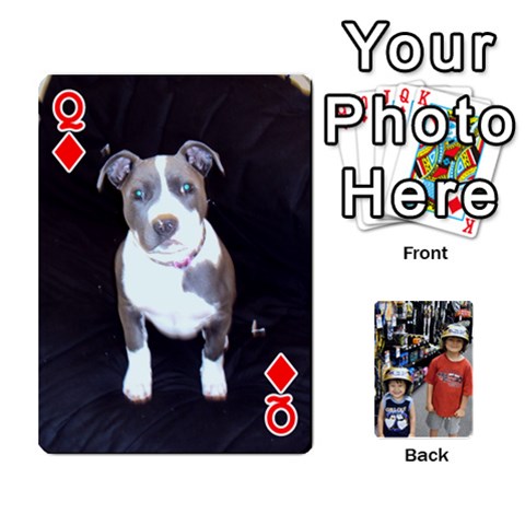 Queen Deckofcards By Tegan Craig Front - DiamondQ