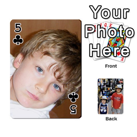 Deckofcards By Tegan Craig Front - Club5